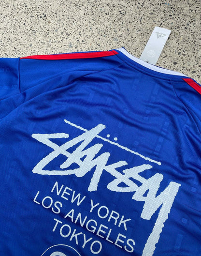 STÜSSY X “ITALY” JERSEY - BLUE