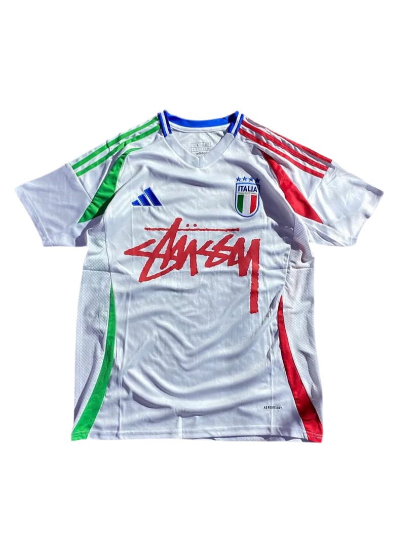 STÜSSY X “ITALY” JERSEY - white