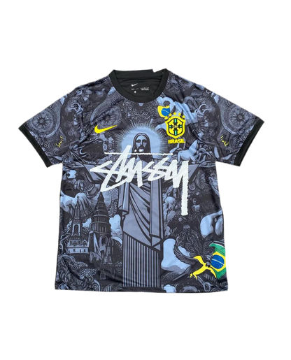 STÜSSY 2024 special edition Brazil black kit - Jesus edition