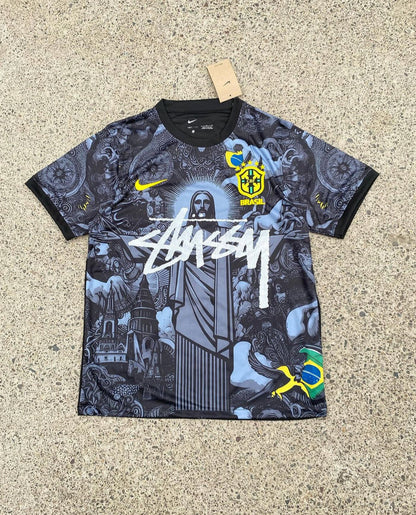 STÜSSY 2024 special edition Brazil black kit - Jesus edition