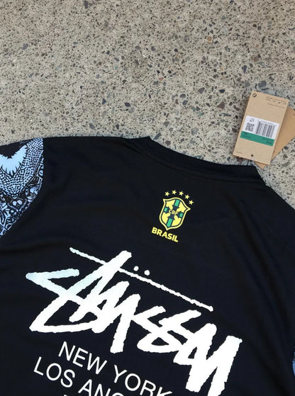 STÜSSY 2024 special edition Brazil black kit - Jesus edition