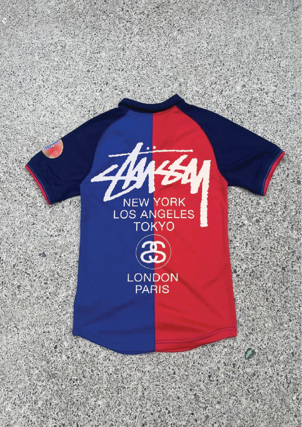 STÜSSY X “RETRO FC BARCELONA” JERSEY